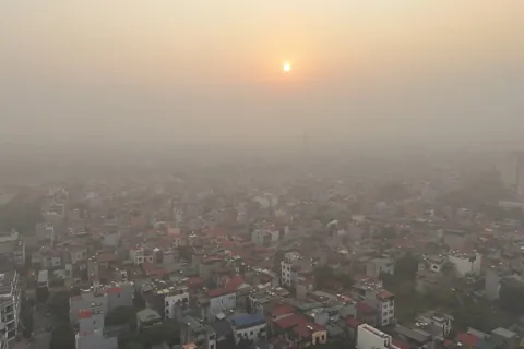 Không khí Hà Nội lại ô nhiễm