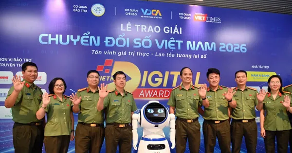 Công an Hà Nội được vinh danh tại Giải thưởng Chuyển đổi số Việt Nam 2026