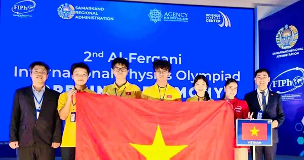 100% học sinh đoàn Việt Nam đoạt huy chương tại Olympic Vật lý quốc tế Al-Fergani 2026