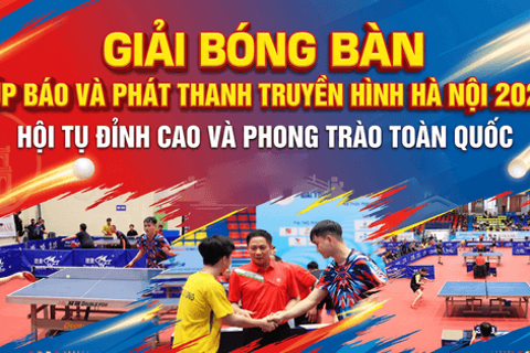 Giải Bóng bàn Cúp Báo và Phát thanh, Truyền hình Hà Nội 2026: Hội tụ đỉnh cao và phong trào toàn quốc