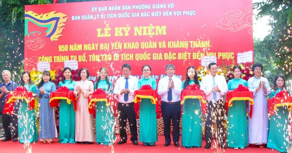 Hoàn thành tu bổ, tôn tạo di tích quốc gia đặc biệt đền Voi Phục