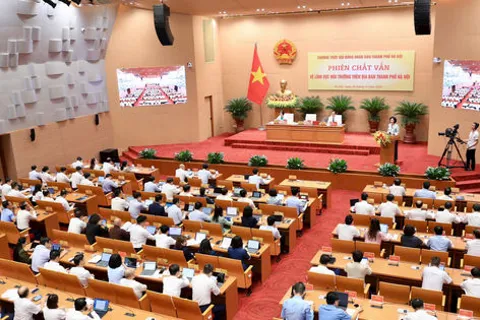Thường trực HĐND thành phố Hà Nội tổ chức chất vấn về lĩnh vực môi trường