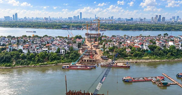7 cầu vượt sông Hồng: Những chuyển động trên công trường
