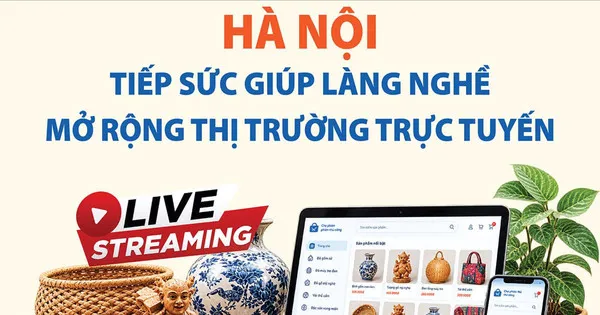 Hà Nội tiếp sức làng nghề mở rộng thị trường trực tuyến