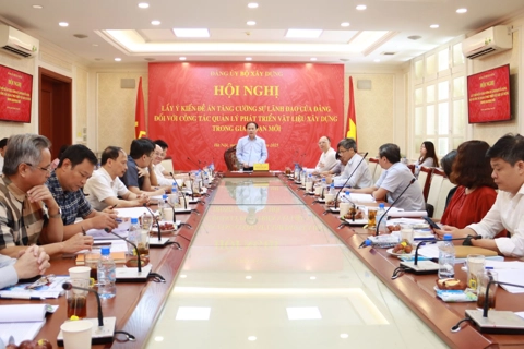 Tăng cường sự lãnh đạo của Đảng trong quản lý, phát triển vật liệu xây dựng
