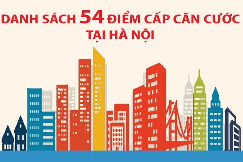 Chi tiết 54 địa điểm cấp căn cước tại Hà Nội