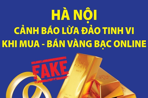 Hà Nội: Cảnh báo lừa đảo tinh vi khi mua – bán vàng bạc online
