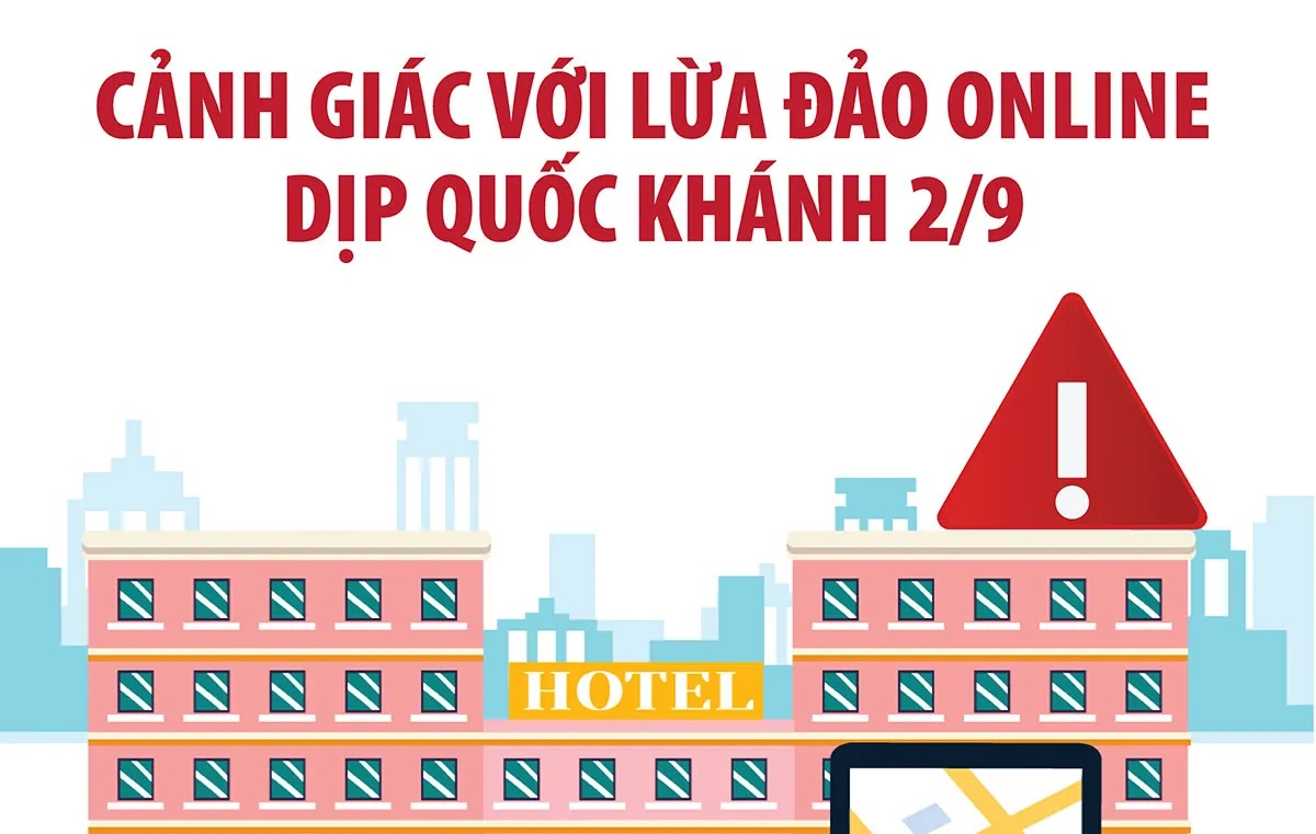 Cảnh giác với lừa đảo online dịp Quốc khánh 2/9