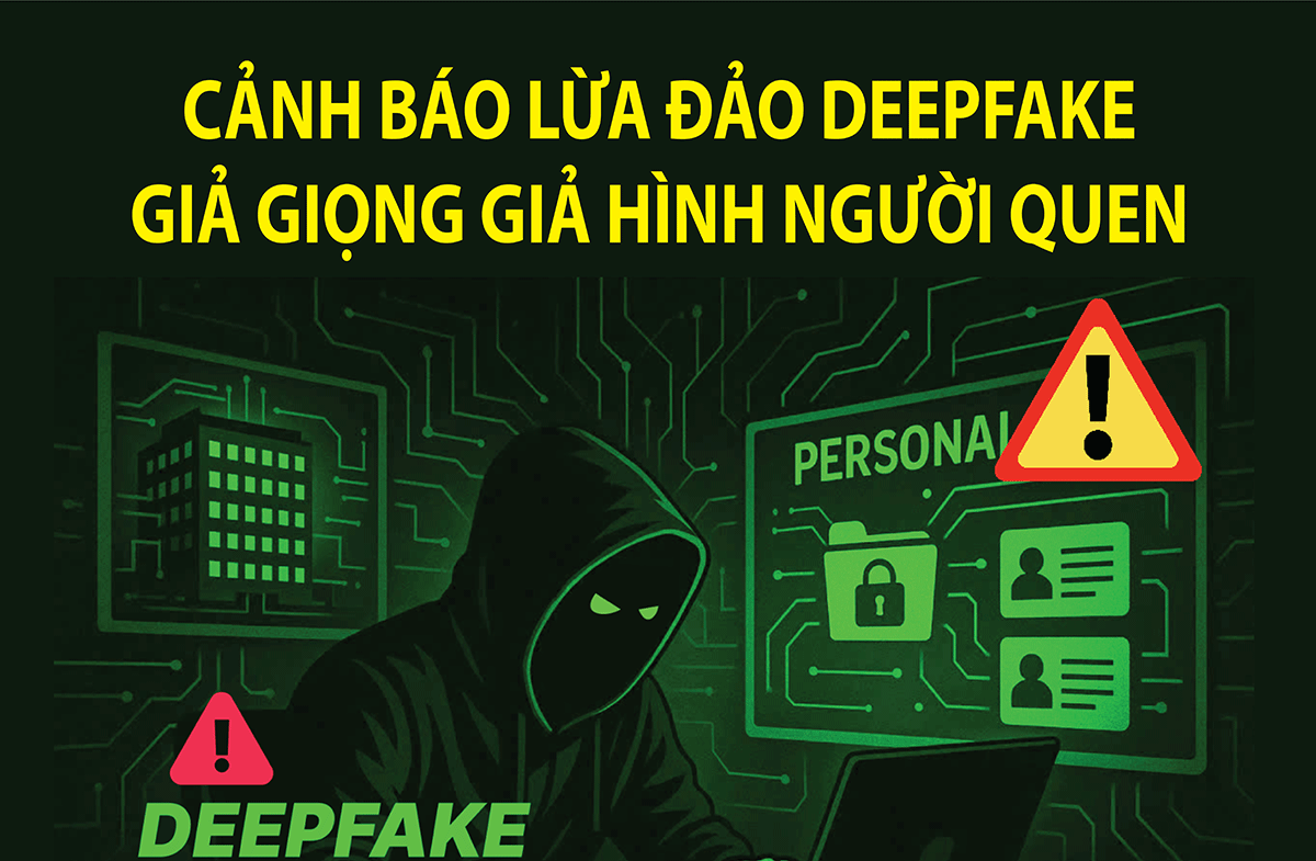 Cảnh báo lừa đảo deepfake giả giọng giả hình người quen