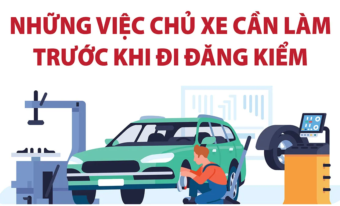 Lưu ý những việc chủ xe cần làm trước khi đi đăng kiểm
