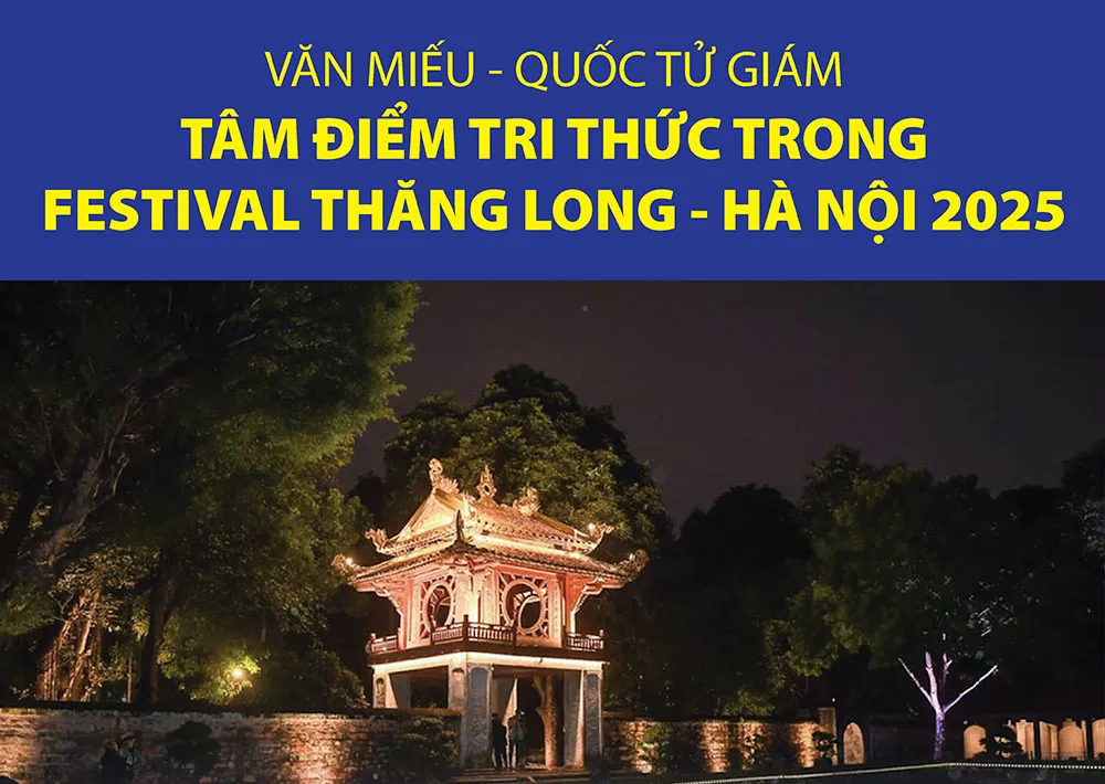 Văn miếu - Quốc Tử Giám: Tâm điểm tri thức trong Festival Thăng Long - Hà Nội 2025