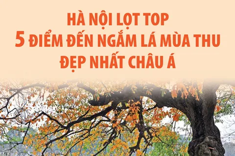 Hà Nội vào Top 5 điểm đến ngắm lá mùa Thu đẹp nhất châu Á
