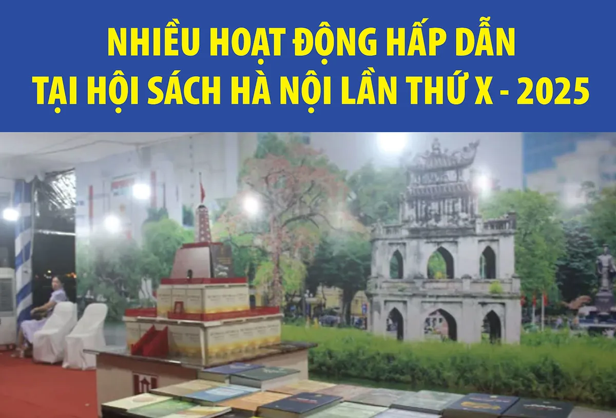 Nhiều hoạt động hấp dẫn tại Hội sách Hà Nội lần thứ X - 2025
