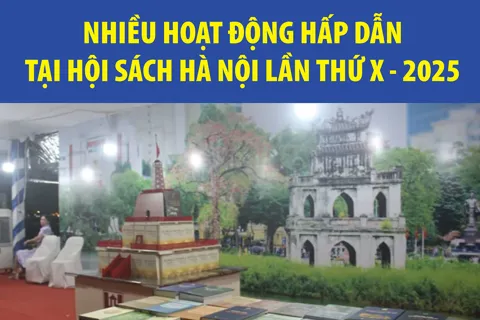 Nhiều hoạt động hấp dẫn tại Hội sách Hà Nội lần thứ X - 2025
