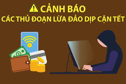 Cảnh báo các thủ đoạn lừa đảo dịp cận Tết