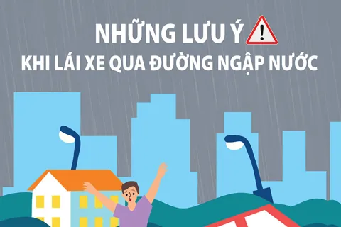 Những lưu ý khi lái xe qua đường ngập nước