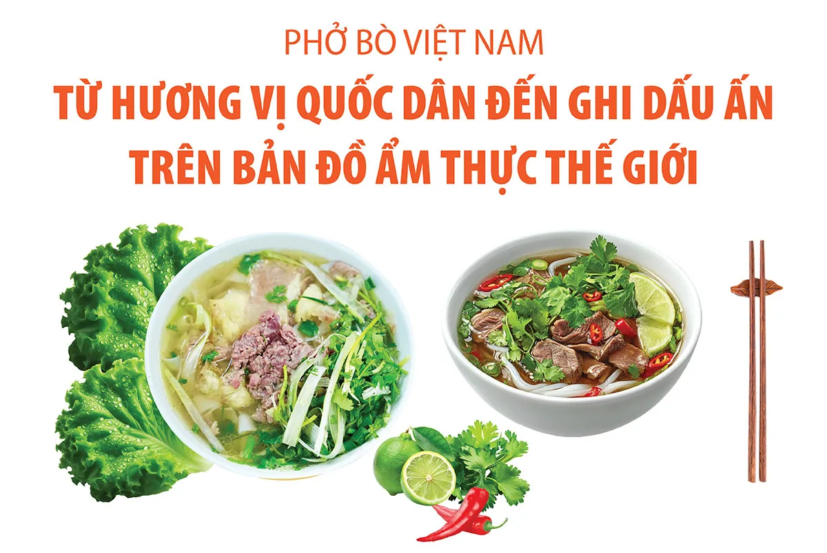 Phở bò Việt Nam: Từ hương vị quốc dân đến ghi dấu ấn trên bản đồ ẩm thực thế giới