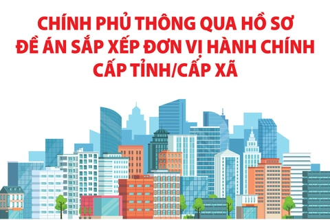Chính phủ thông qua hồ sơ Đề án sắp xếp đơn vị hành chính cấp tỉnh/cấp xã
