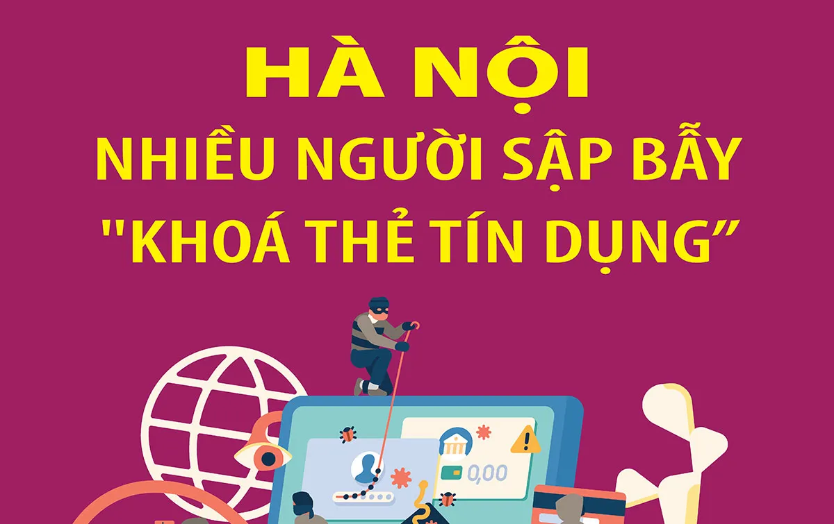 Hà Nội: Nhiều người sập bẫy "khóa thẻ tín dụng”