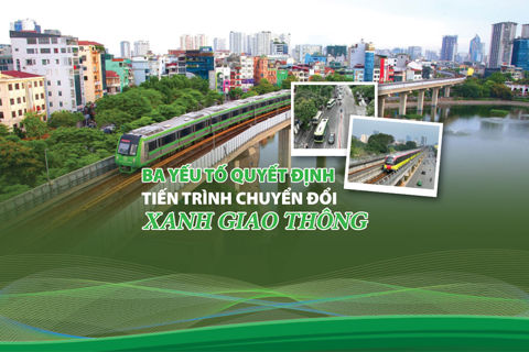 Ba yếu tố quyết định tiến trình chuyển đổi xanh giao thông