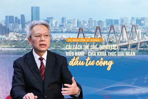 TS Nguyễn Sĩ Dũng: Cải cách thể chế, quyết liệt điều hành - chìa khóa thúc giải ngân đầu tư công