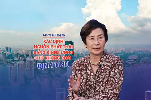 PGS.TS Bùi Thị An: Xác định nguồn phát thải bằng định lượng chứ không phải định tính