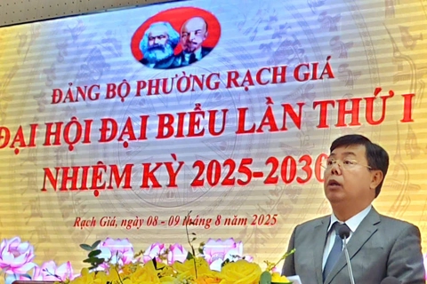 Đại hội đại biểu Đảng bộ phường Rạch Giá (An Giang) lần thứ I
