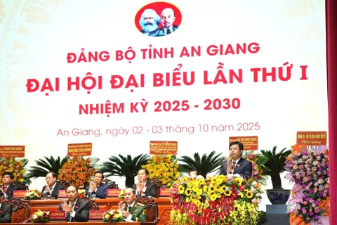 Khai mạc Đại hội đại biểu Đảng bộ tỉnh An Giang lần thứ I 