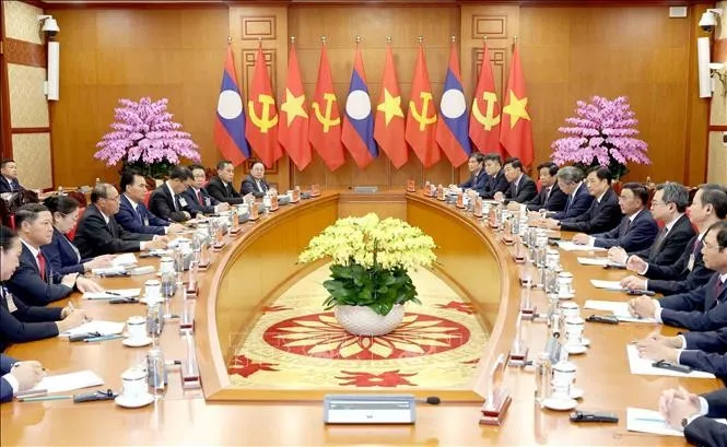 Việt Nam - Lào tăng cường gắn kết chiến lược, thúc đẩy hợp tác toàn diện
