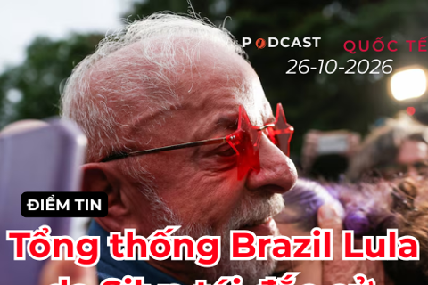 [PODCAST] Tin thế giới ngày 26/10: Tổng thống Brazil Lula da Silva tái đắc cử