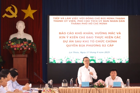 TP Hồ Chí Minh: phường Lái Thiêu kiến nghị gỡ vướng những công trình trọng điểm
