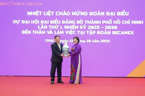 Đoàn đại biểu Đảng bộ TP Hồ Chí Minh thăm, làm việc với Tập đoàn Becamex