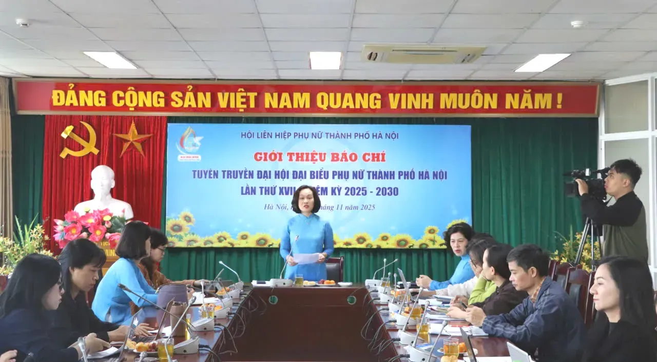Đại hội Phụ nữ TP lần thứ XVII sẽ diễn ra từ ngày 20 - 21/11, với 448 đại biểu đại diện cho gần 1 triệu hội viên phụ nữ Thủ đô