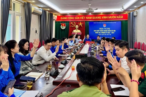 Đồng chí Nguyễn Tiến Hưng được bầu làm Bí thư Thành đoàn Hà Nội