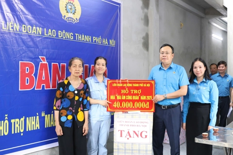 Công đoàn Hà Nội hỗ trợ đoàn viên khó khăn về nhà ở