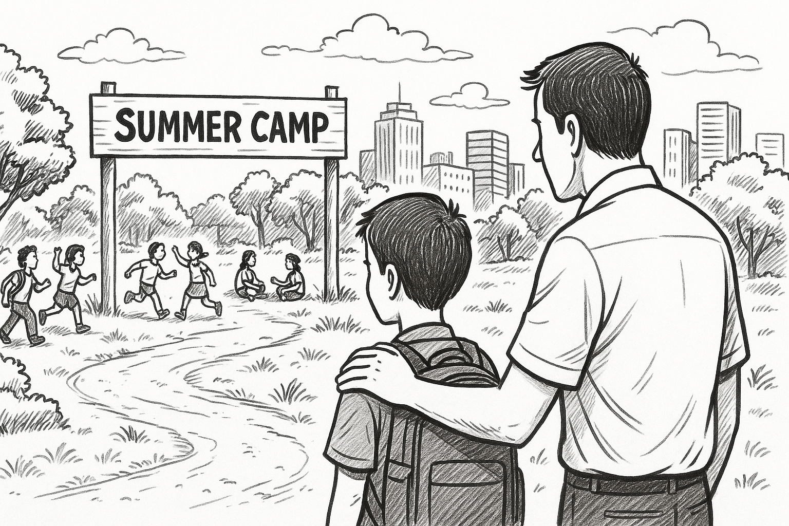 Do summer camps relieve or cause more stress for busy city parents?
