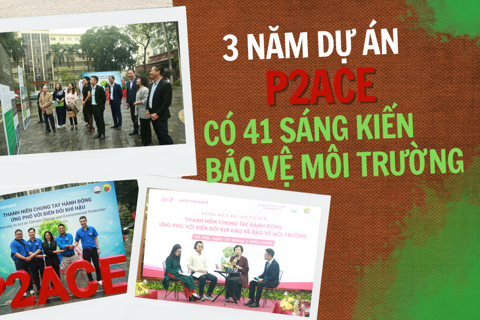3 năm Dự án P2ACE có 41 sáng kiến bảo vệ môi trường