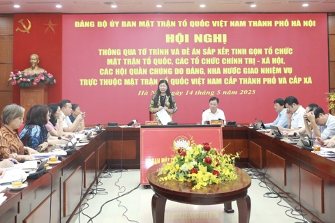 Hà Nội thông qua Đề án sắp xếp, tinh gọn MTTQ, các tổ chức chính trị - xã hội