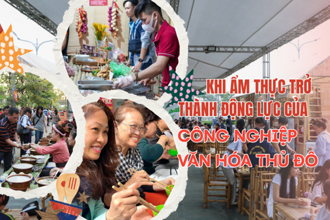 Khi ẩm thực trở thành động lực của công nghiệp văn hóa Hà Nội
