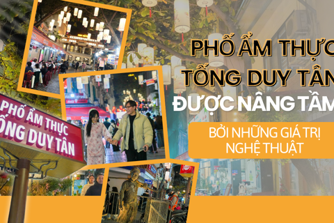 Phố ẩm thực Tống Duy Tân - Đến để trải nghiệm những giá trị văn hóa đặc sắc của Hà Nội
