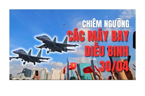 Chiêm ngưỡng máy bay diễu binh 30/4 trên bầu trời TP Hồ Chí Minh