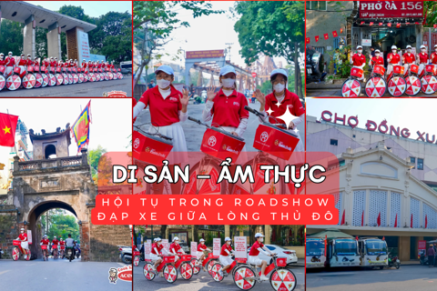 Di sản – Ẩm thực hội tụ trong roadshow đạp xe giữa lòng Thủ đô