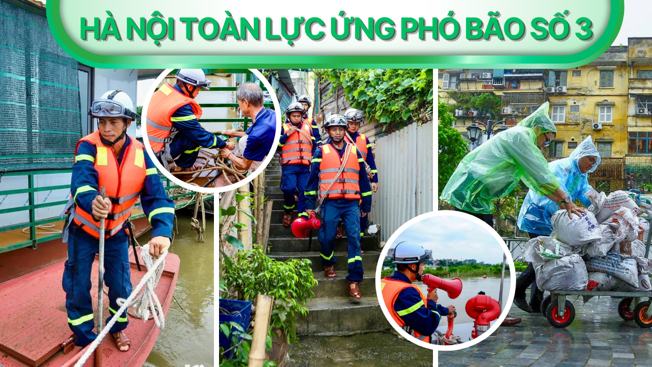 Hà Nội toàn lực ứng phó bão số 3