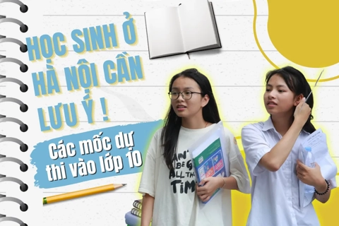 Các mốc dự thi vào lớp 10 học sinh ở Hà Nội cần lưu ý
