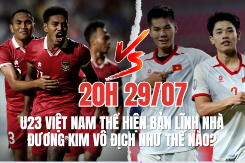 20h tối nay (29/7), U23 Việt Nam thể hiện bản lĩnh nhà đương kim vô địch như thế nào?