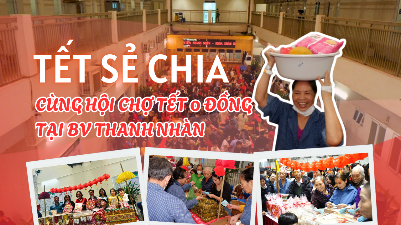 Xuân bình an, Tết sẻ chia cùng Hội chợ Tết 0 đồng tại BV Thanh Nhàn