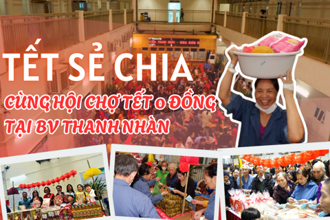 Xuân bình an, Tết sẻ chia cùng Hội chợ Tết 0 đồng tại BV Thanh Nhàn