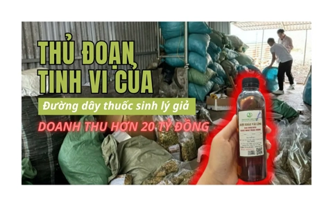 Thủ đoạn tinh vi của đường dây bán thuốc sinh lý giả, doanh thu hơn 20 tỷ đồng
