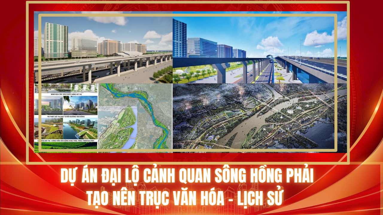 Dự án Đại lộ cảnh quan sông Hồng phải tạo nên trục văn hóa – lịch sử