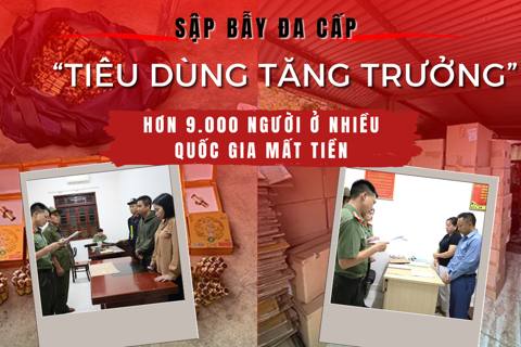Sập bẫy đa cấp “tiêu dùng tăng trưởng”, hơn 9.000 người ở nhiều quốc gia mất tiền
